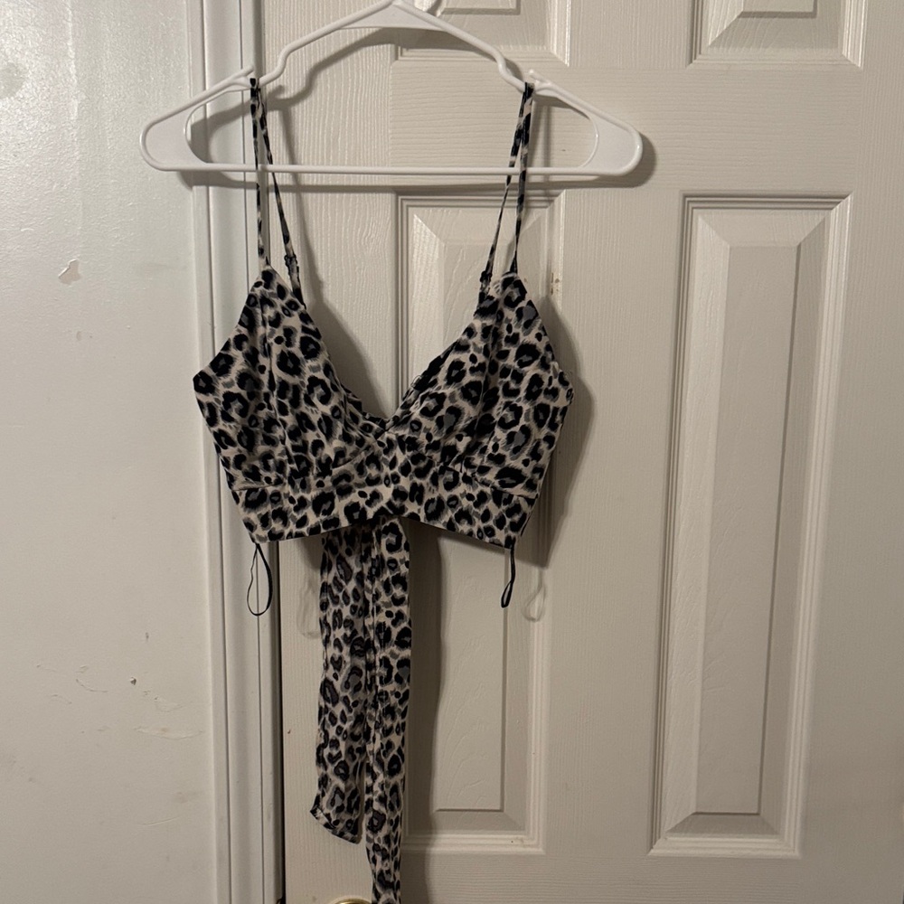 Leopard Print Women's Top